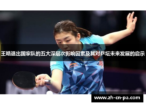 王皓退出国家队的五大深层次影响因素及其对乒坛未来发展的启示
