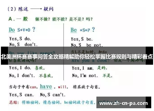 北美洲杯赛赛事问答全攻略精解助你轻松掌握比赛规则与精彩看点